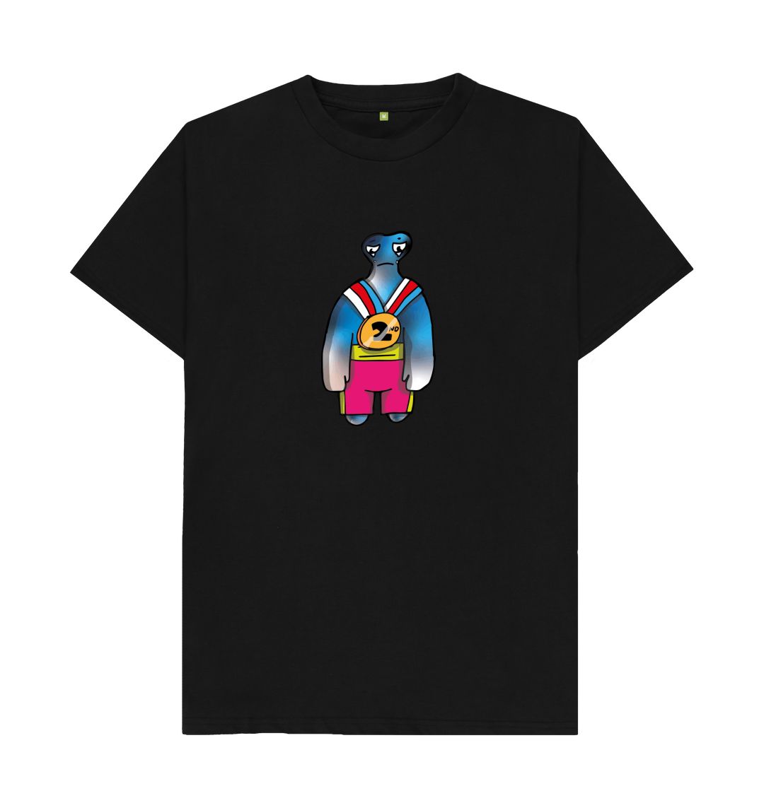 Black I'm Disappointed That's Okay Men's Mental Health Emotion T-Shirt Organic Cotton No Text