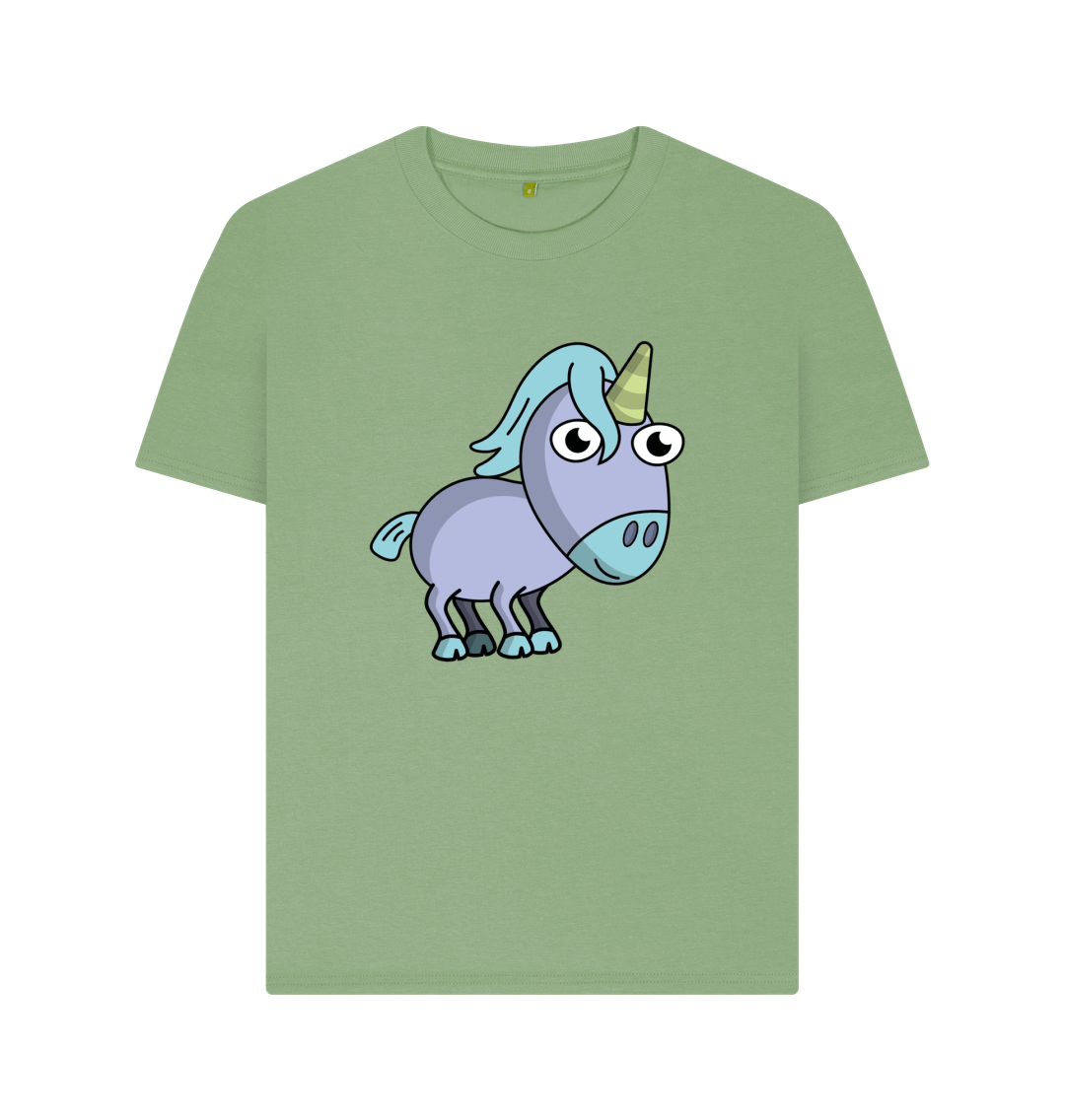 Sage Unicorn Organic Cotton Women's T-shirt
