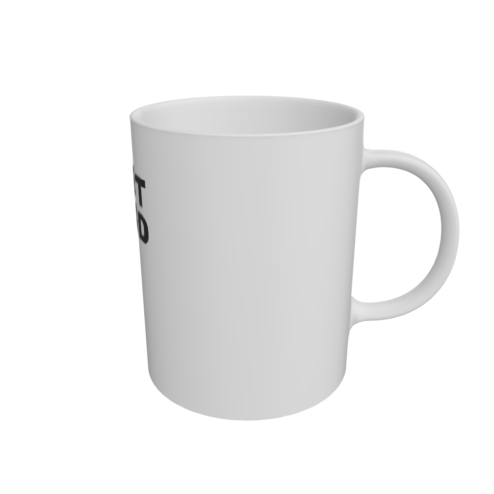 White Mug Front