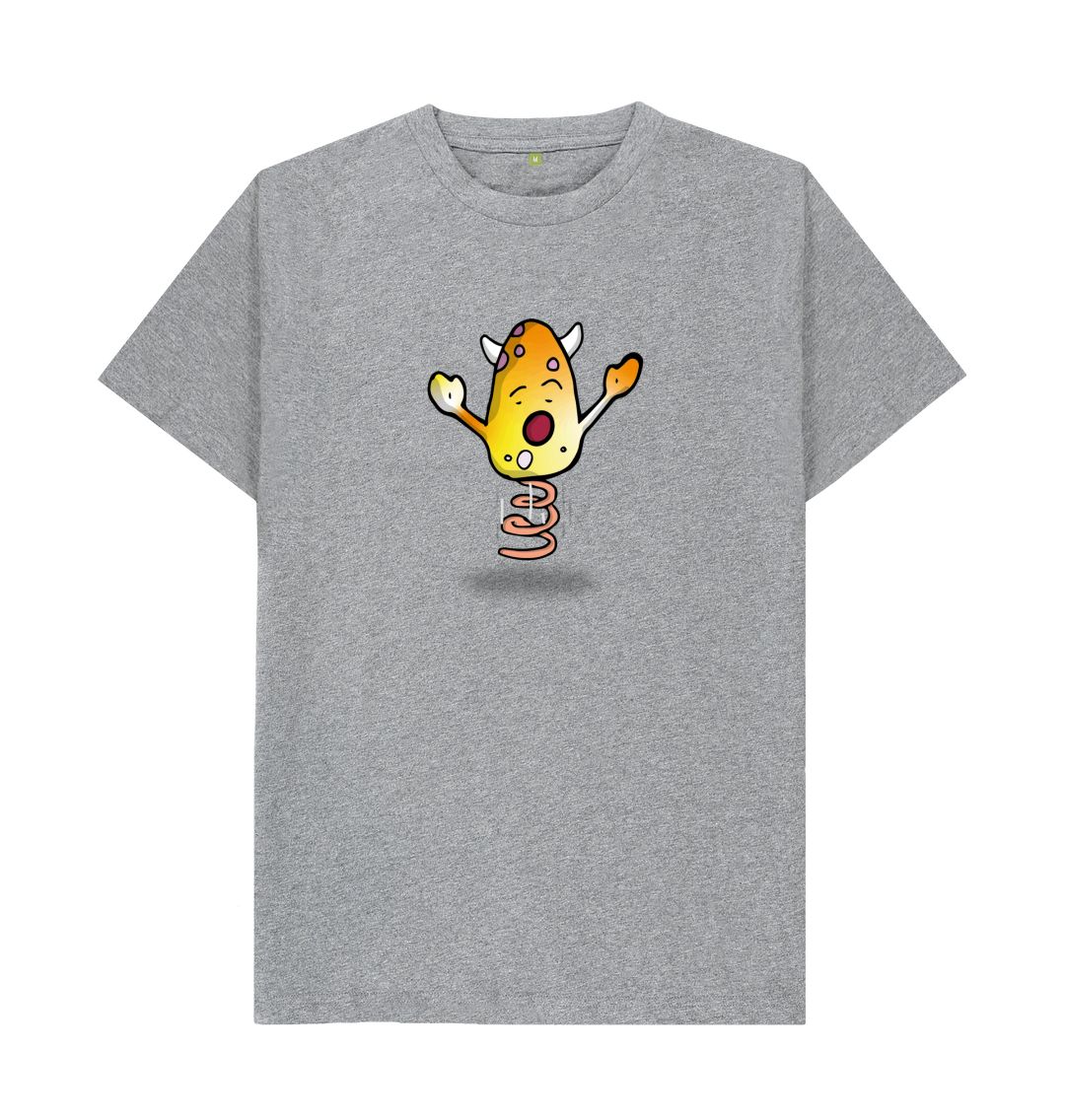 Athletic Grey I'm Excited That's Okay Men's Mental Health Emotion T-Shirt Organic Cotton No Text