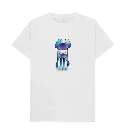White I'm Sad That's Okay Men's Mental Health Emotion T-Shirt Organic Cotton No Text