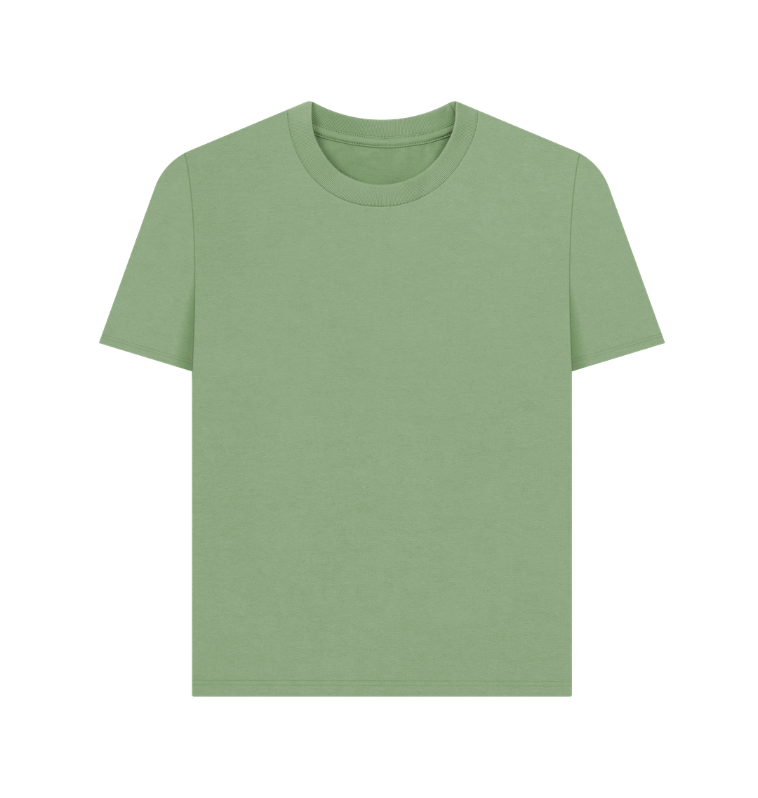 Sage Plain Organic Cotton Women's T-Shirt