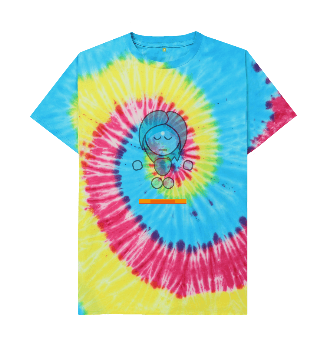 Tie Dye Organic Cotton Mental Health Yogi Yoga Teacher Men's T-shirt