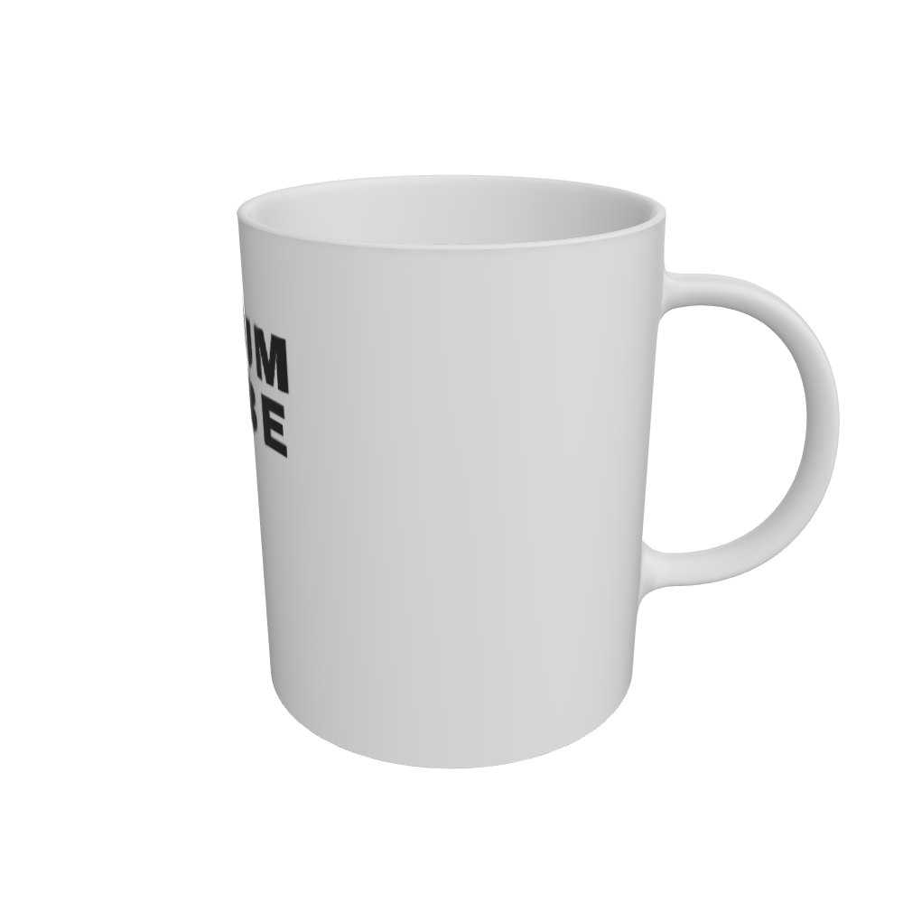 White Mug Front