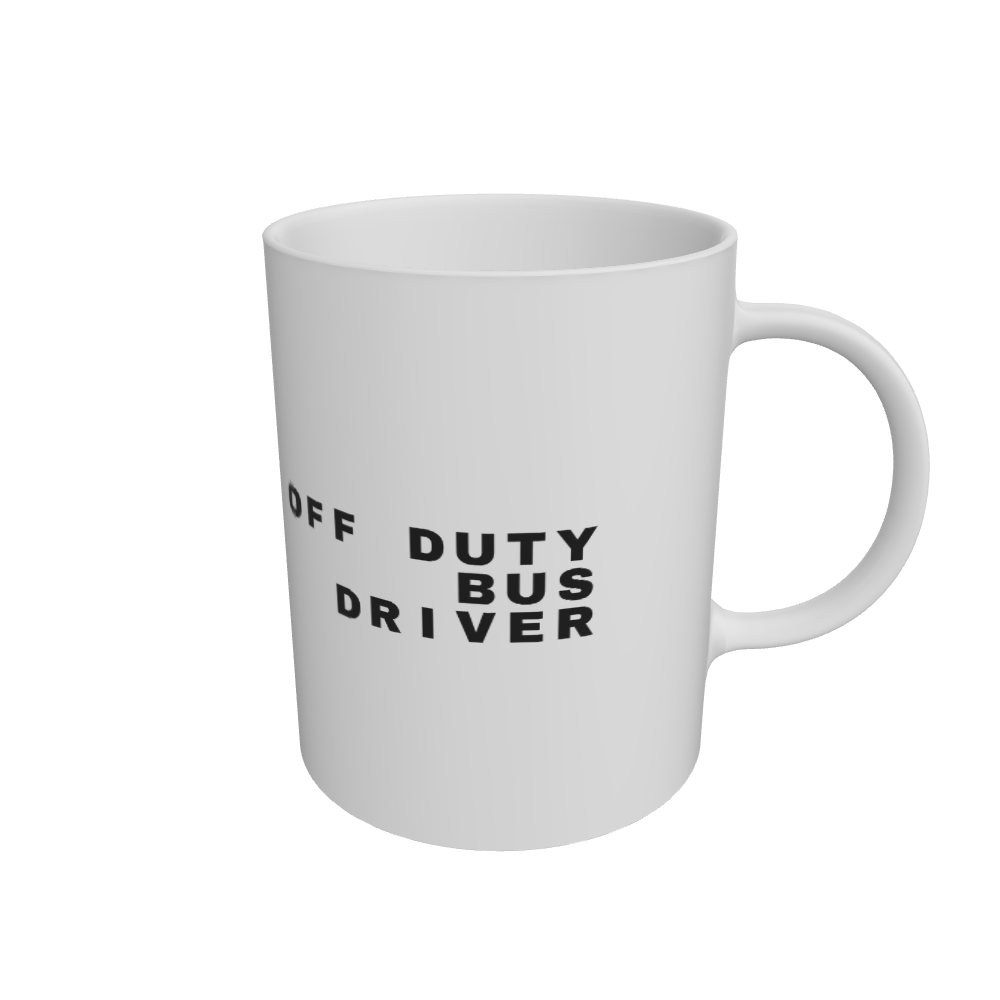 White Mug Front