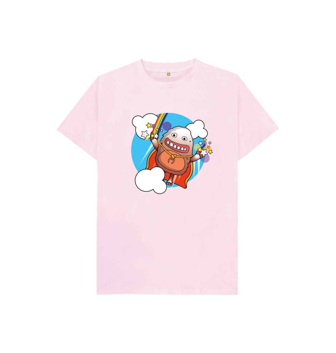 Pink Organic Cotton Kindness is a Superpower Graphic Only Mental Health Children's T-Shirt