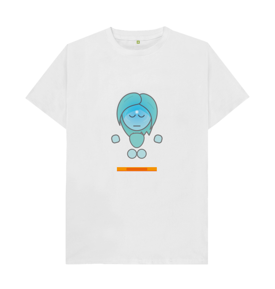 White Organic Cotton Mental Health Yogi Yoga Teacher Men's T-shirt
