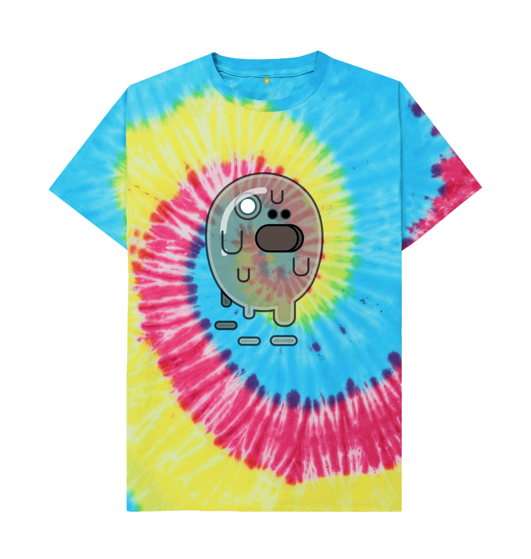 Tie Dye Organic Cotton Water Spirit Men's T-Shirt