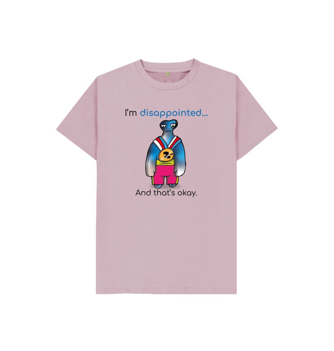 Mauve Disappointed Emotion Children's Organic T-Shirt
