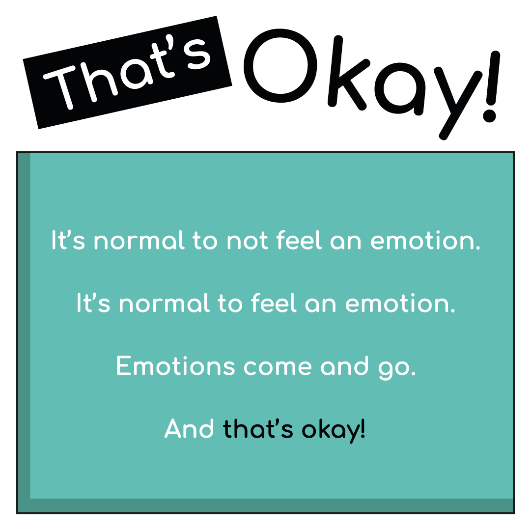 That's Okay Children's Youth Emotional Support Book Softcover UK Version - Premium Colour