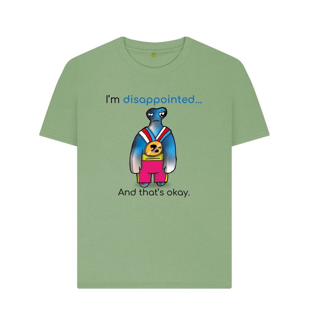 Sage Disappointed Emotion Woman's Organic Mental Health T-Shirt