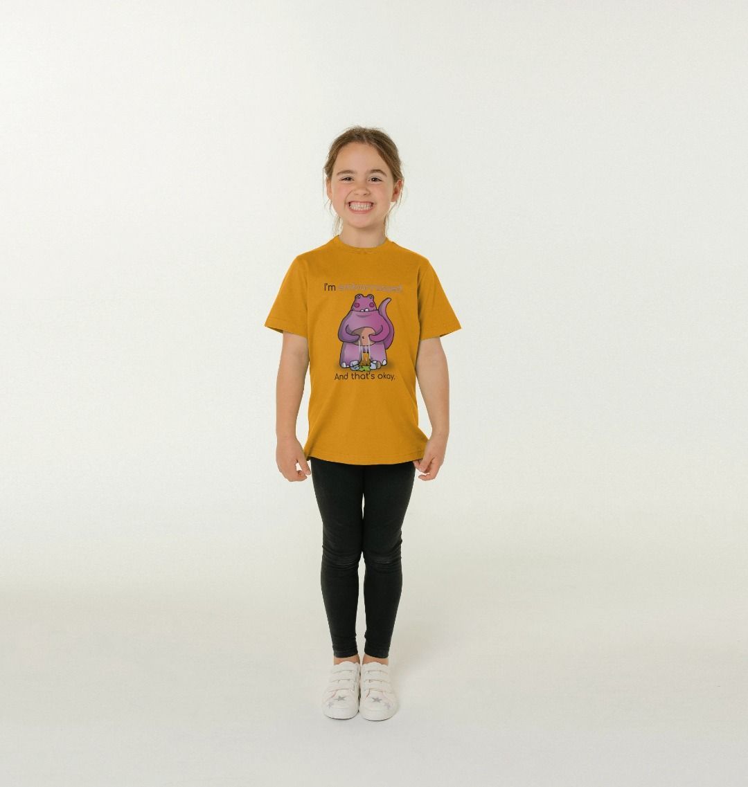 Embarrassed Emotion Children's Organic Mental Health T-Shirt