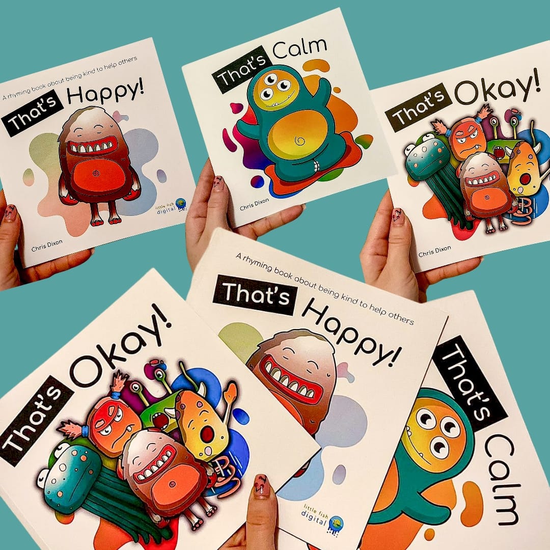 That's Okay book range helps SEN and neuro divergent children learn emotions