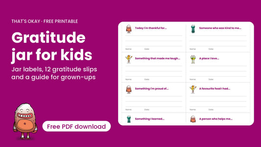Gratitude Jar for Kids: How to Make One (Free Printable)