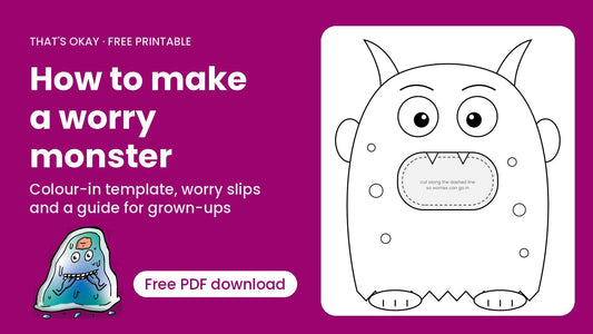 How to Make a Worry Monster (Free Printable Template)