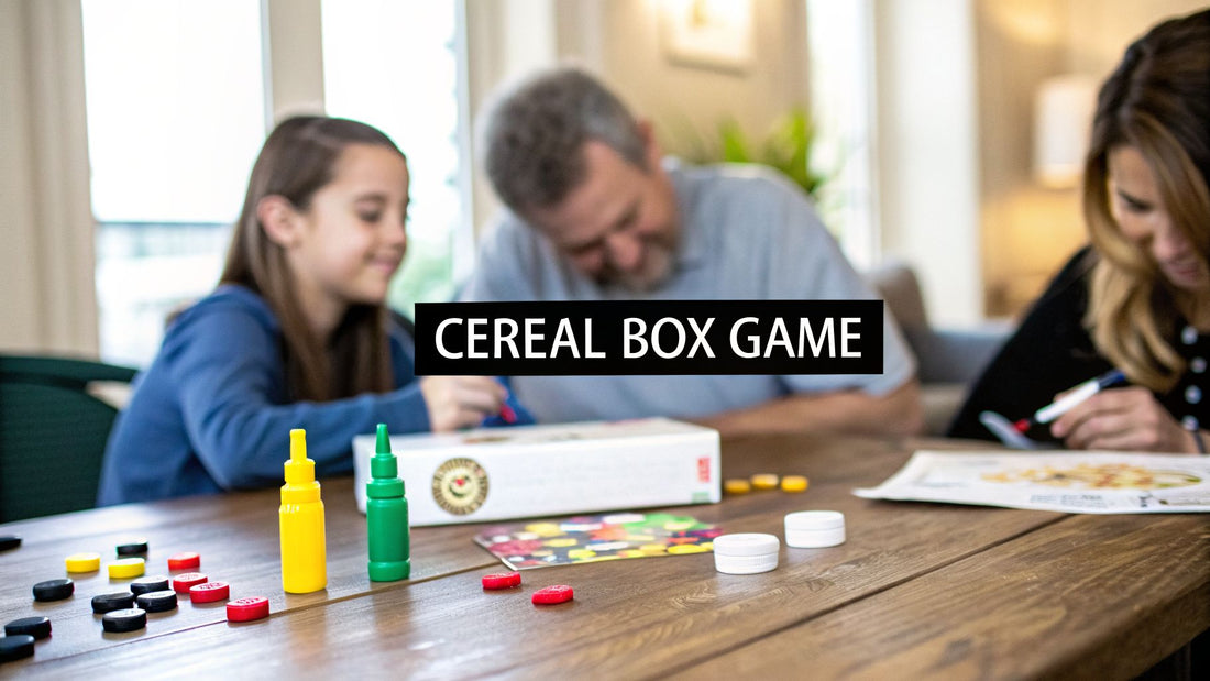 Creative Cereal box game Ideas for Family Fun