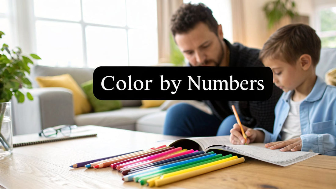 Why Colour By Numbers Books Are a Parent's Secret Weapon