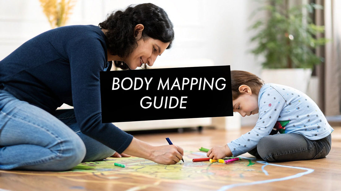 Body Mapping Template: Free Printable Feelings Body Map for Kids