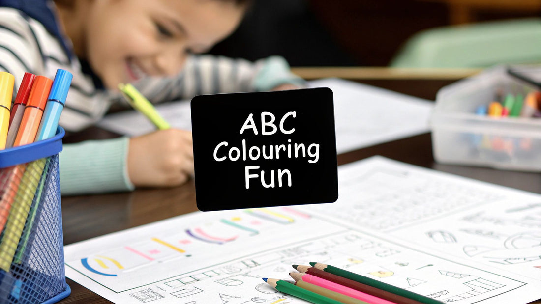 Fun Alphabet Colouring Pages for Creative Kids