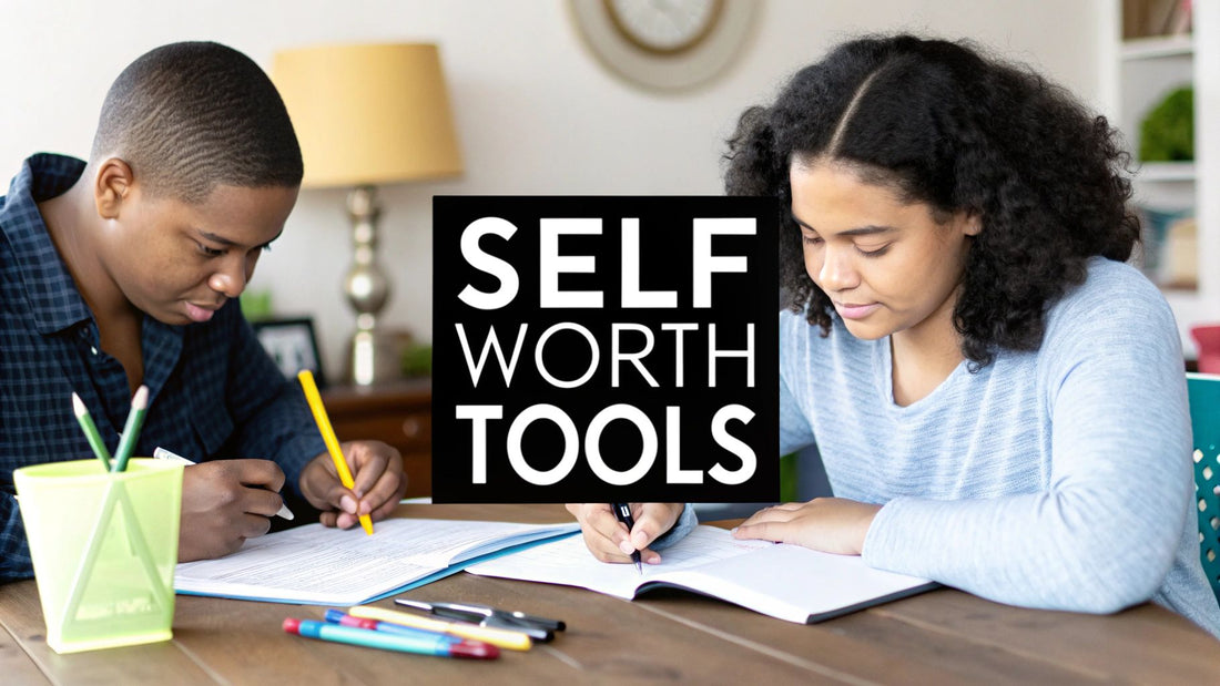 Self Worth Worksheets to Build Youth Confidence