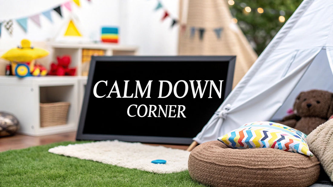 Calm down corner ideas: 8 simple setups for kids