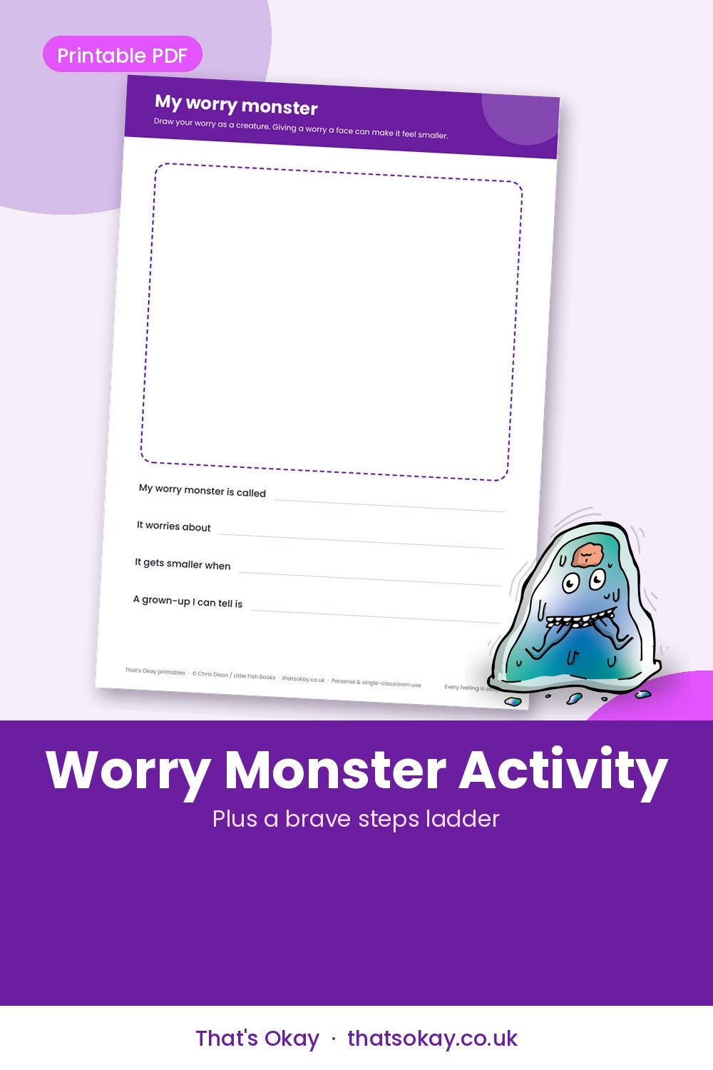 Worry Monster Ideas: How to Help a Child With Worries