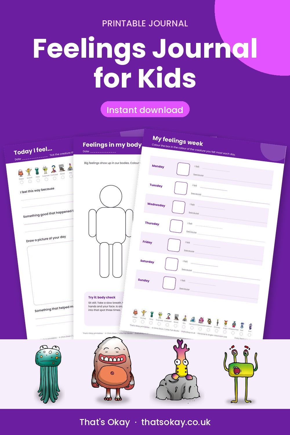 30 Feelings Journal Prompts for Kids (Ages 3 to 8)