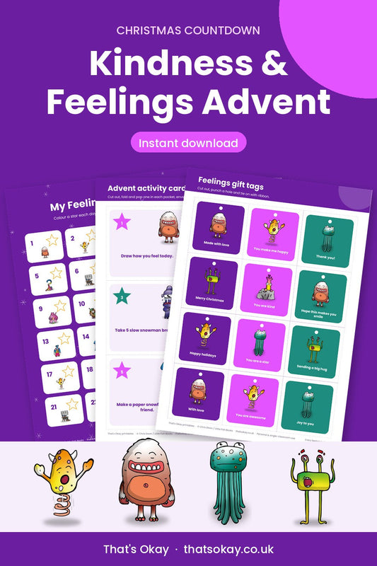Kindness Advent Calendar Ideas for Kids: 24 Days of Calm and Feelings