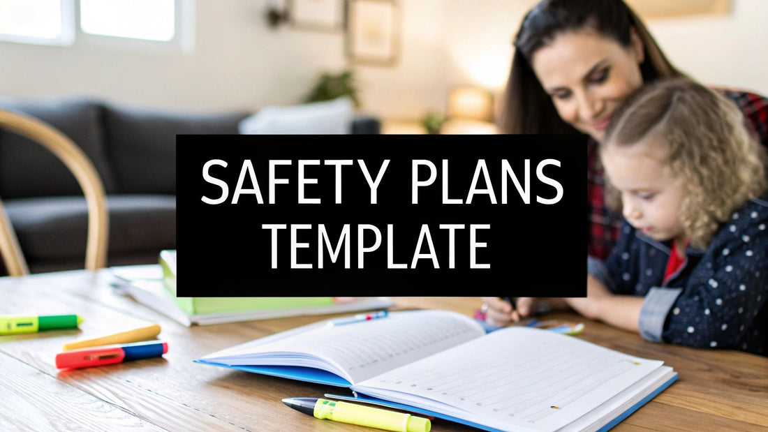 A Parent's Guide to Creating a Safety Plan Template