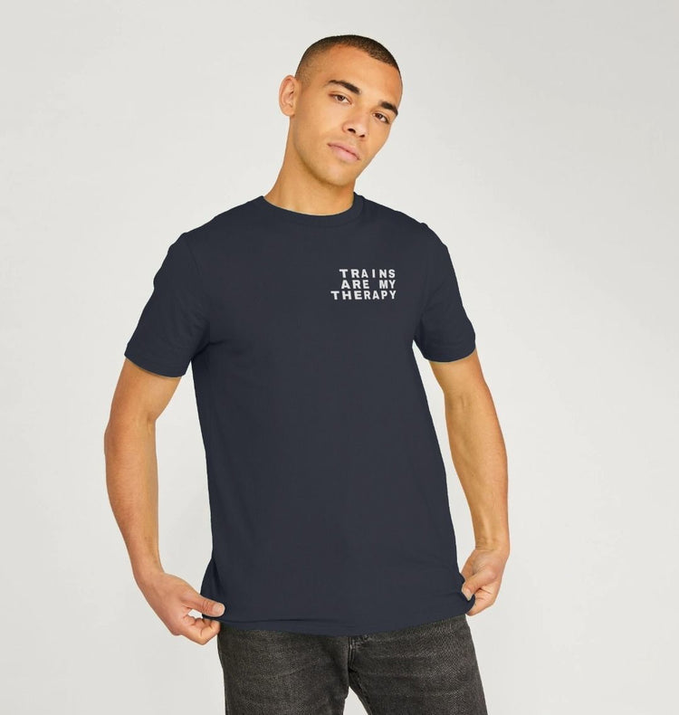 Trains Are My Therapy t-shirt