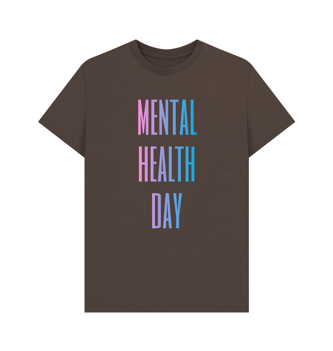 Chocolate Mental Health Day Clothing Men's Organic Cotton T-Shirt