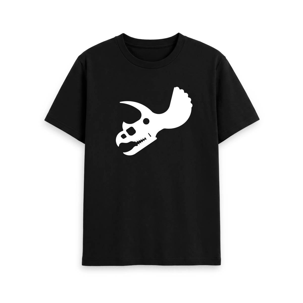 Black Printed T-shirt Front