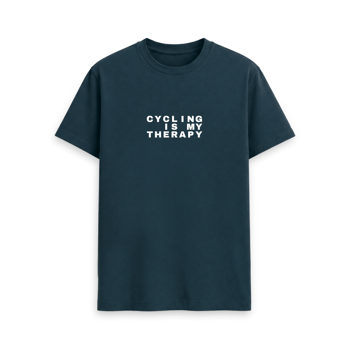 Denim Blue Printed T-shirt Front