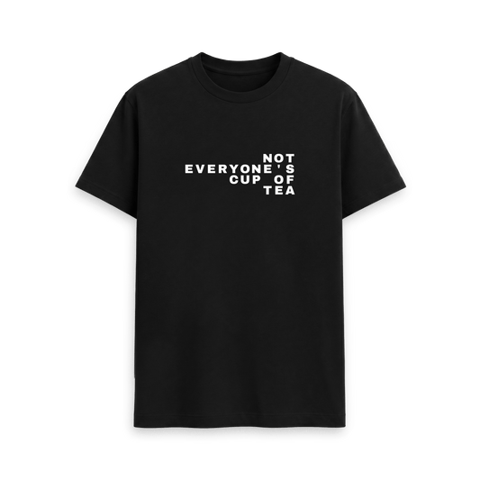 Black Printed T-shirt Front