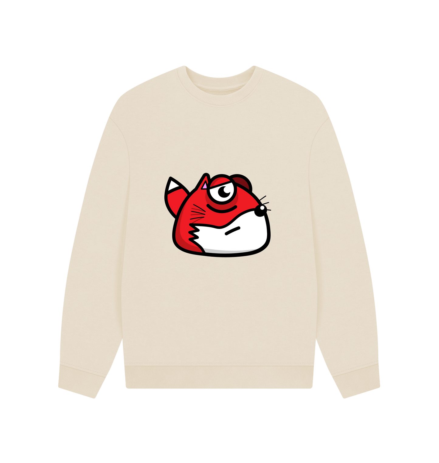 Oat Printed Sweater Front