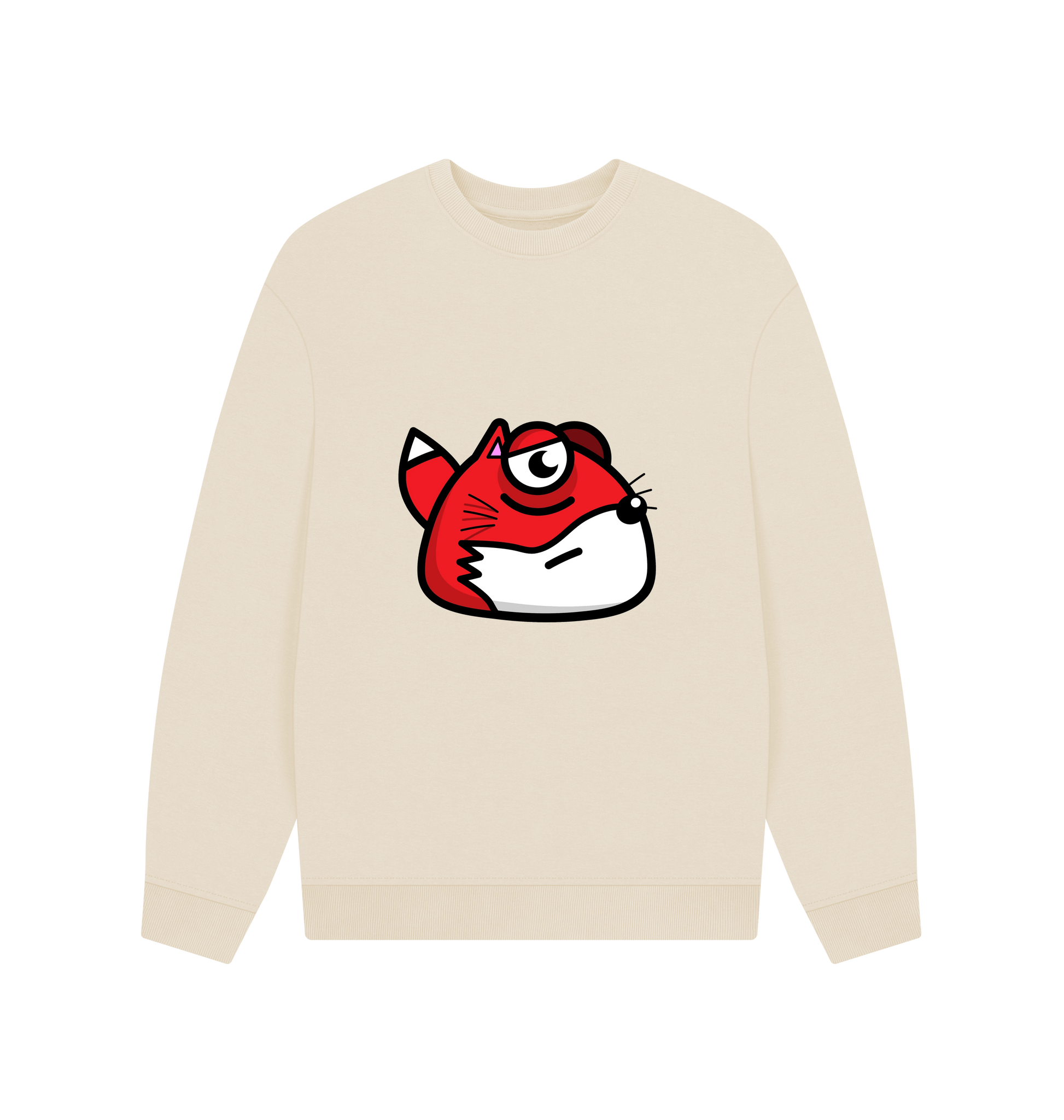 Oat Printed Sweater Front