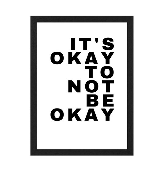 Black Frame Framed art print Front