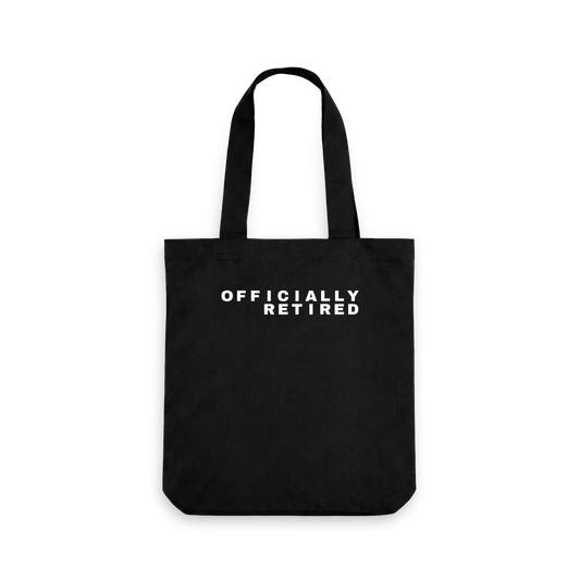 Black Printed Bag Front