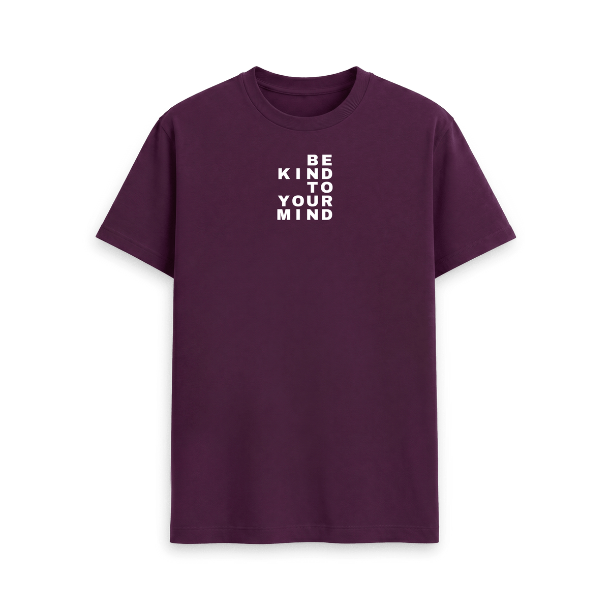 Purple Printed T-shirt Front