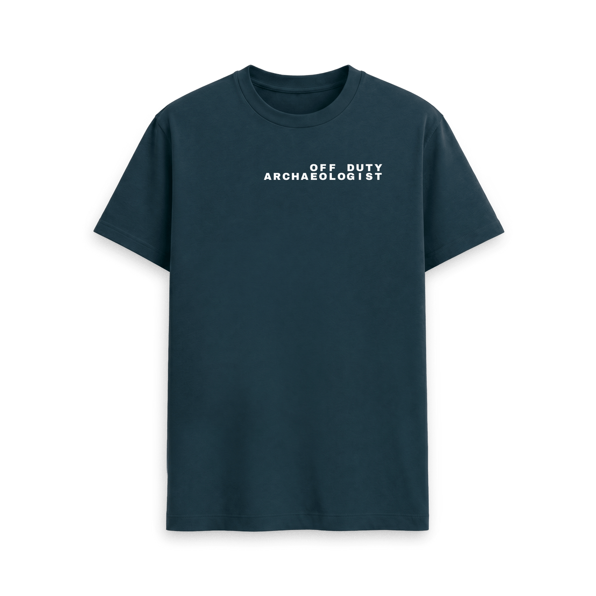 Denim Blue Printed T-shirt Front