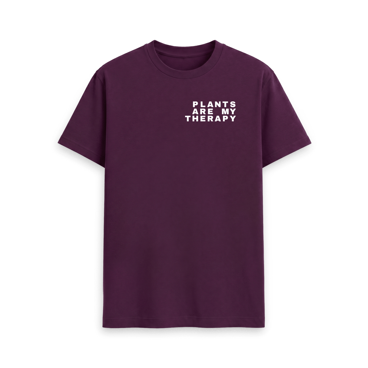Purple Printed T-shirt Front