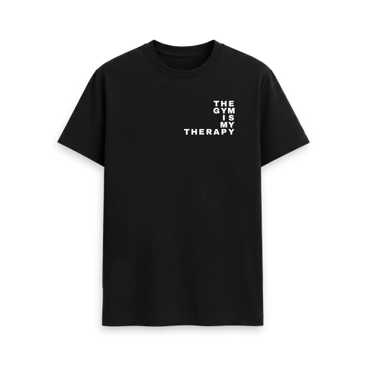 Black Printed T-shirt Front
