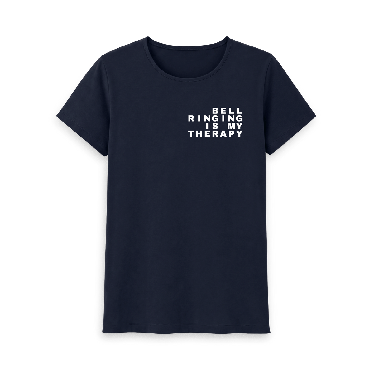 Navy Blue Printed T-shirt Front