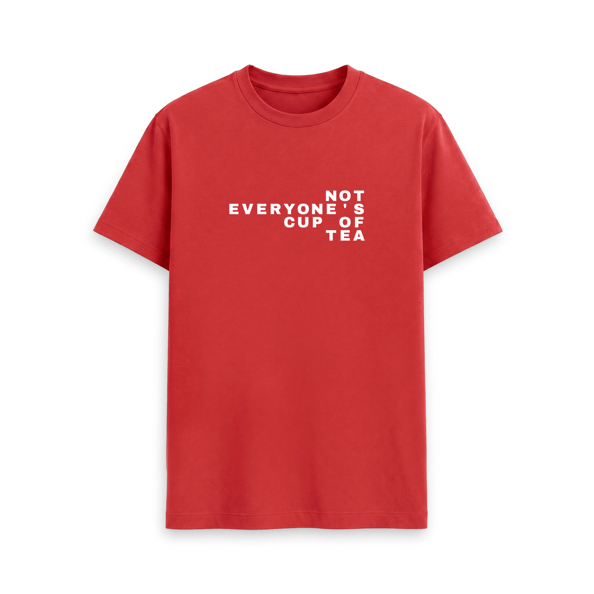 Red Printed T-shirt Front