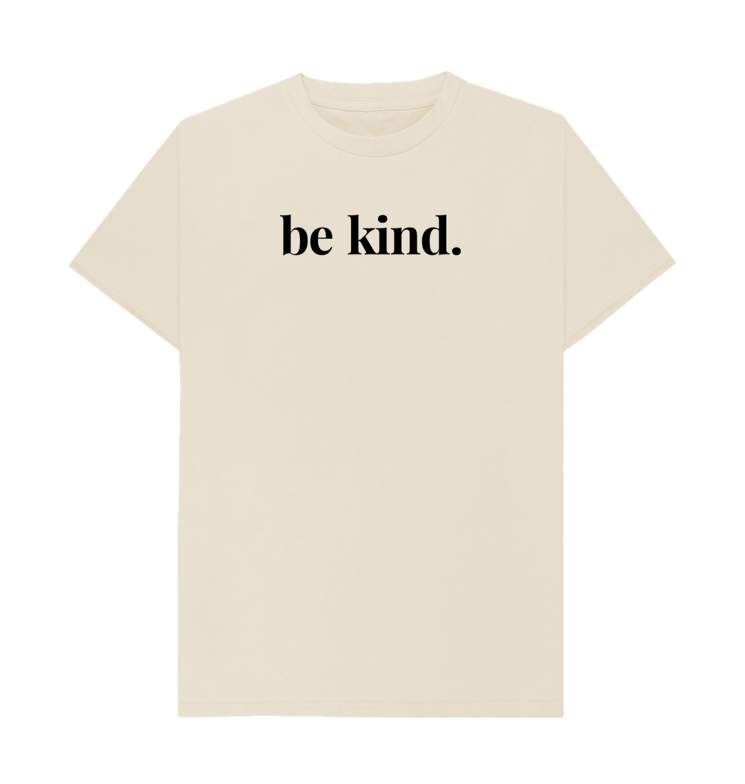 Oat Men's Mental Health Organic Cotton T-Shirt Be Kind