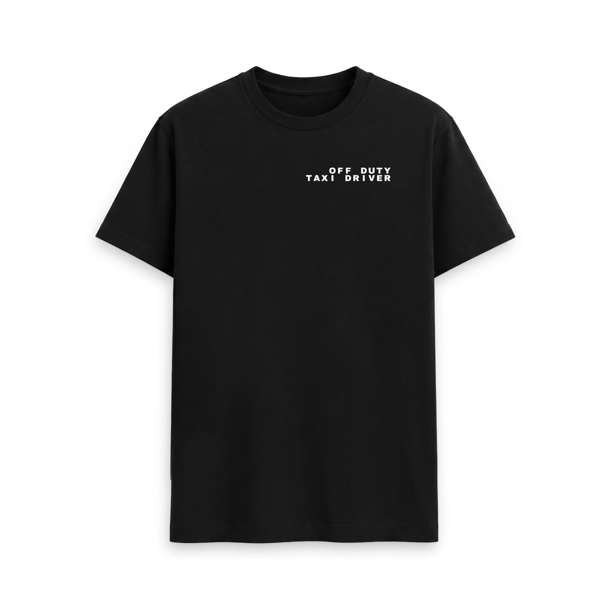 Black Printed T-shirt Front