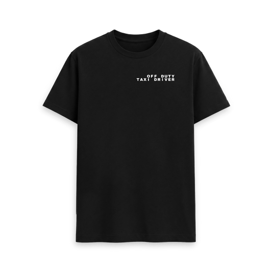 Black Printed T-shirt Front