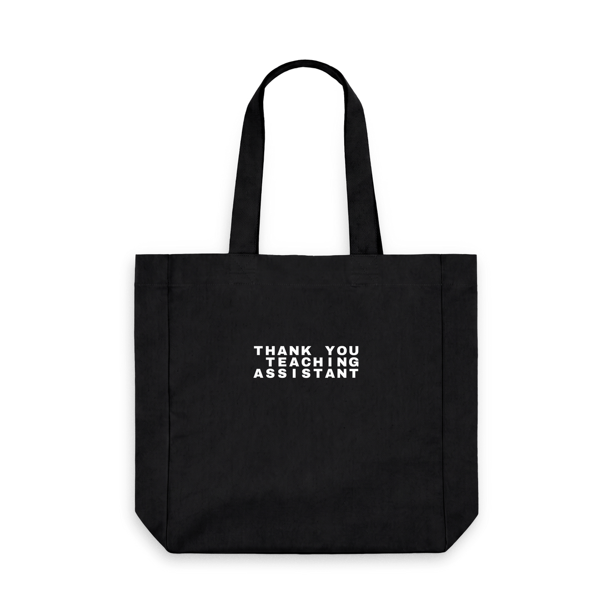 Black Printed Bag Front