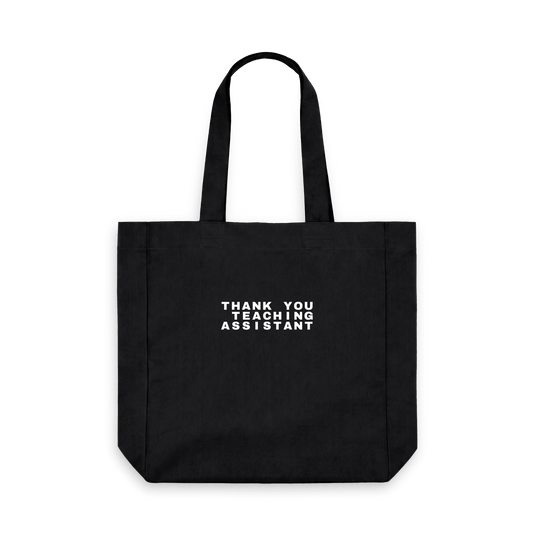 Black Printed Bag Front