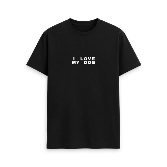 Black Printed T-shirt Front